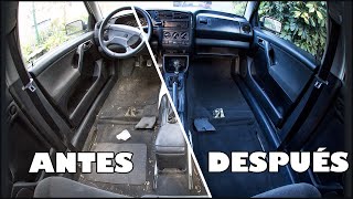 Cómo limpiar el interior de un auto