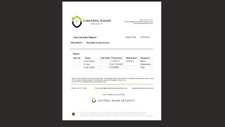Creating a Custom Call List User Report