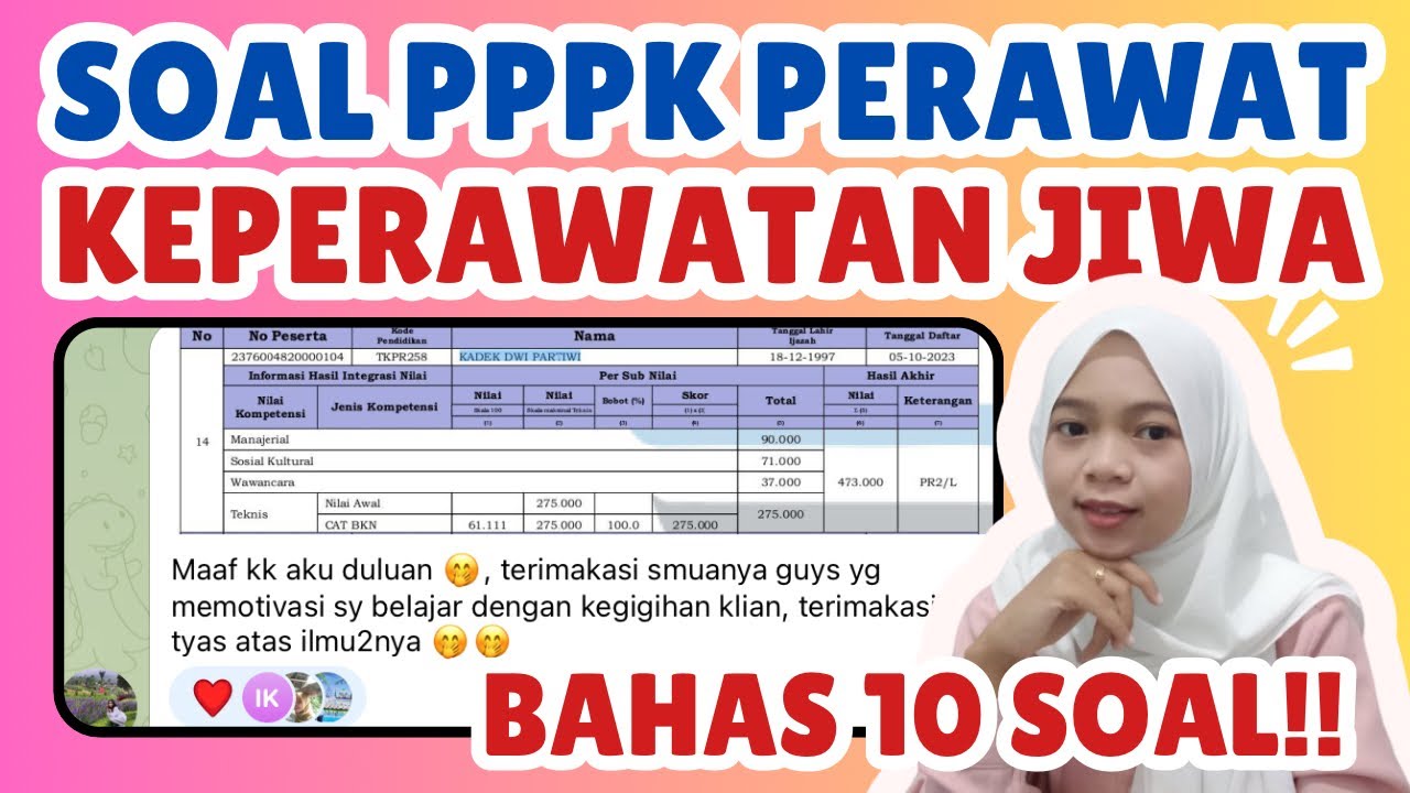 PART 7 FR SOAL PPPK PERAWAT KOMPETENSI TEKNIS KEPERAWATAN JIWA
