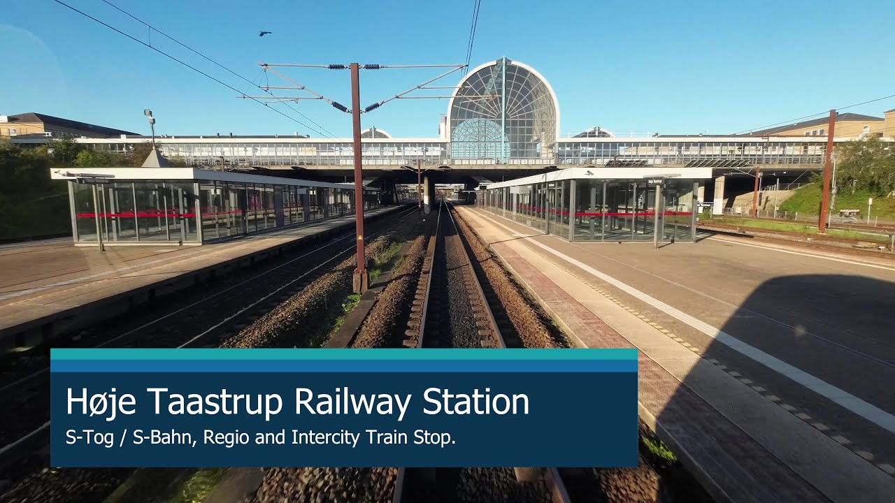 4K Førerrumsvideo / Cabride (Denmark, 2023): København H (Copenhagen Central) - Roskilde - Ringsted.