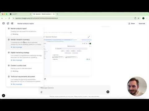 OpenAI's Operator - AI Agents performing multiple parallel tasks