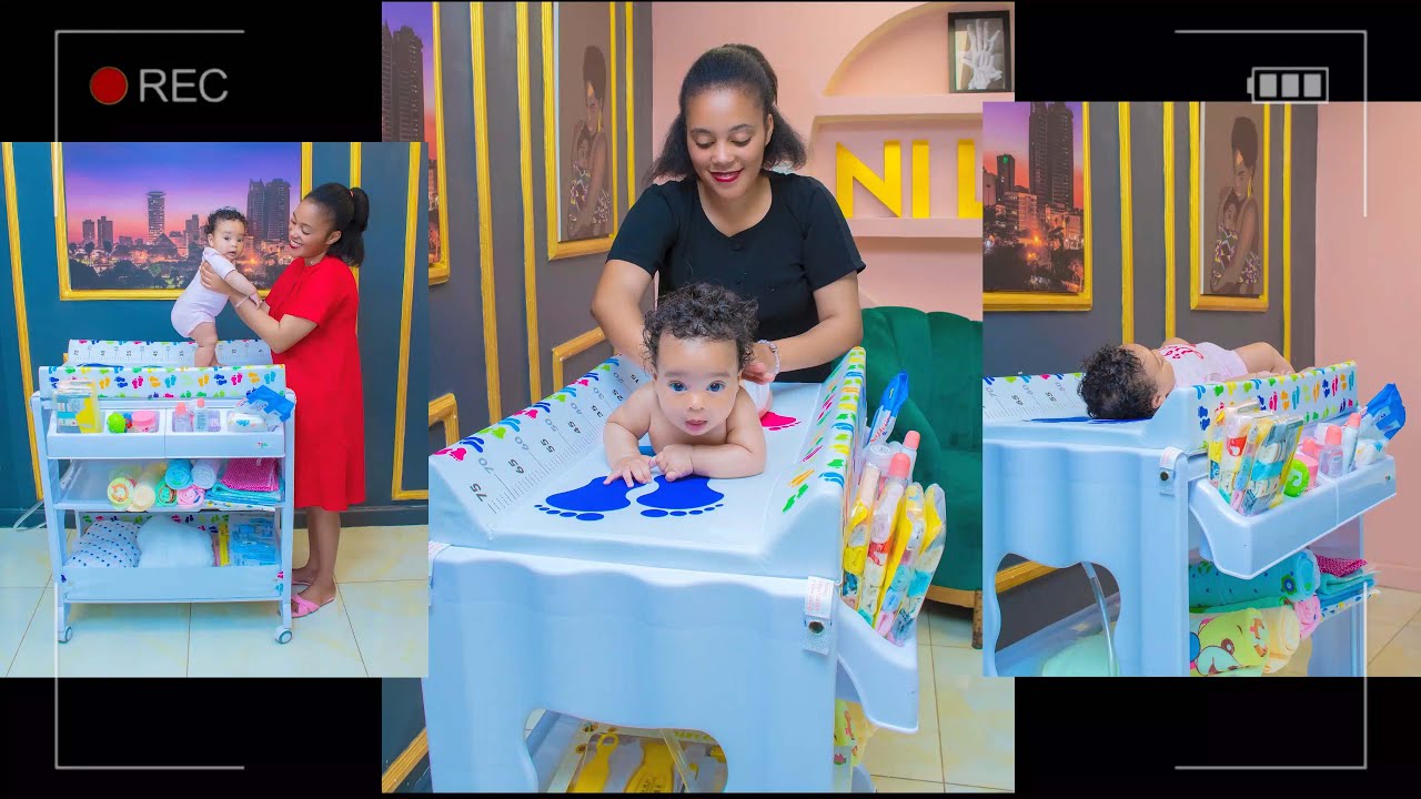 BABY BATH STATION PRODUCT REVIEW//AFFORDABLE AND FOLDABLE.