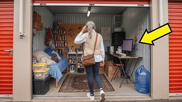 Retired Woman Bought a Storage Unit — A Secret Apartment Was Hidden Inside