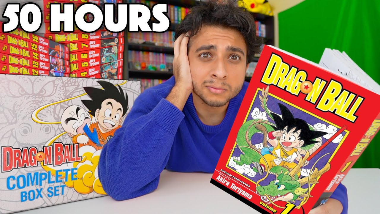 Я прочитал весь набор Dragon Ball за 50 часов