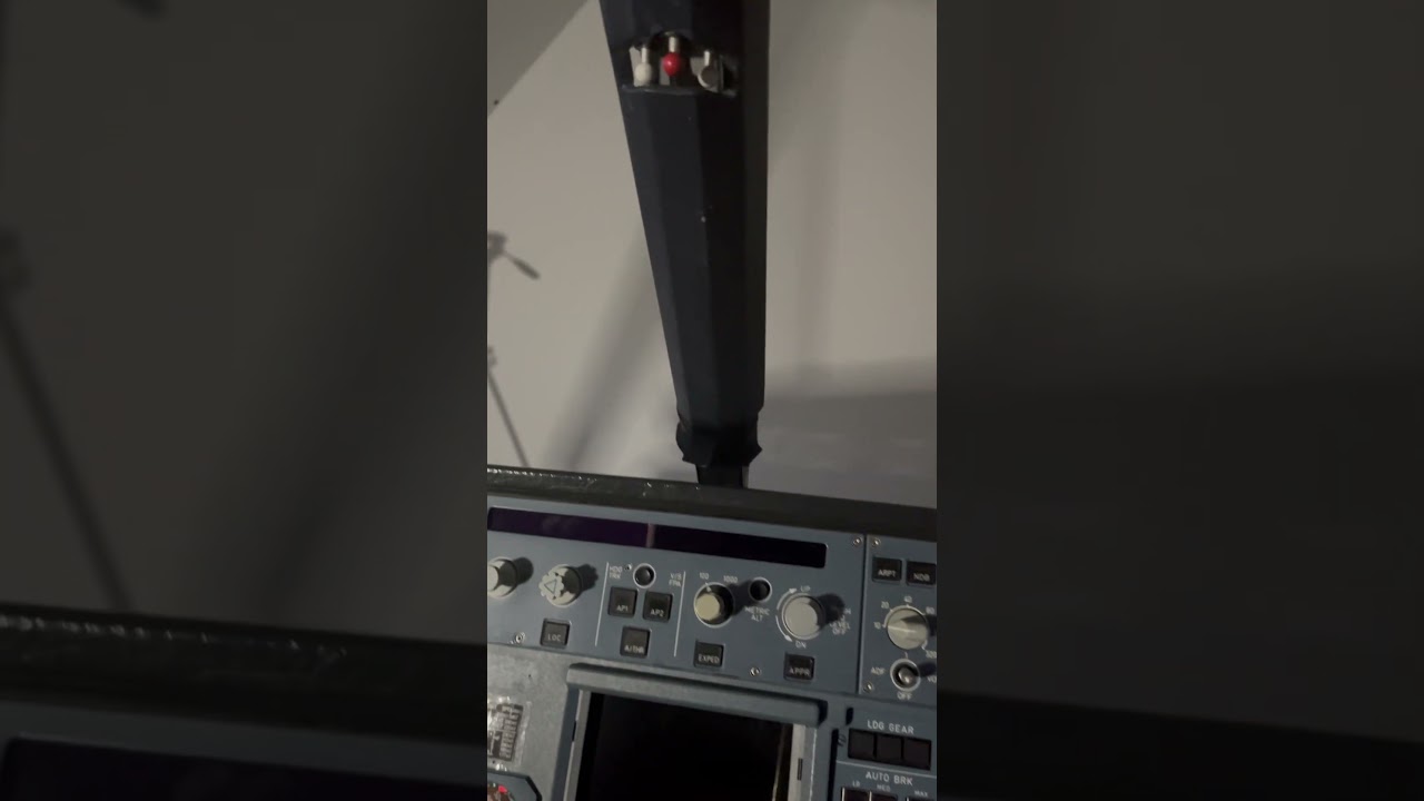 Eye position indicator installed in A320 simulator