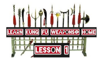 learning kung fu weapon at home / lesson 1 , kung fu staff basics / 初级棍术