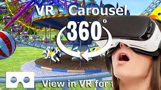 VR Funfair Carousel - Experience the excitement of a VR ride in a VR Theme Park