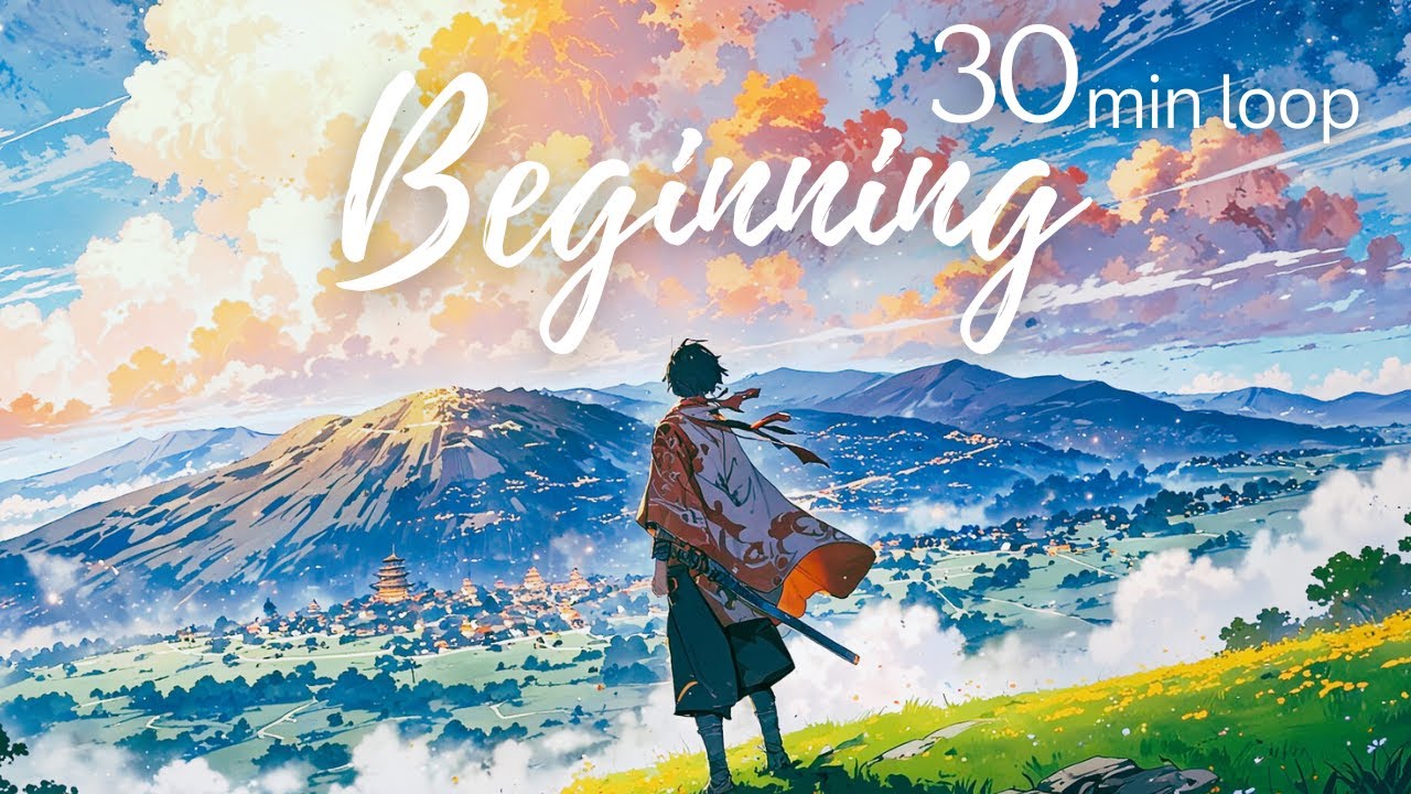 Beginning – Feel the Rise｜Cinematic Samurai Battle Music Loop｜30-Minute  (和風戦闘BGM)