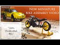 Handmade miniature bike | Assembly of parts.