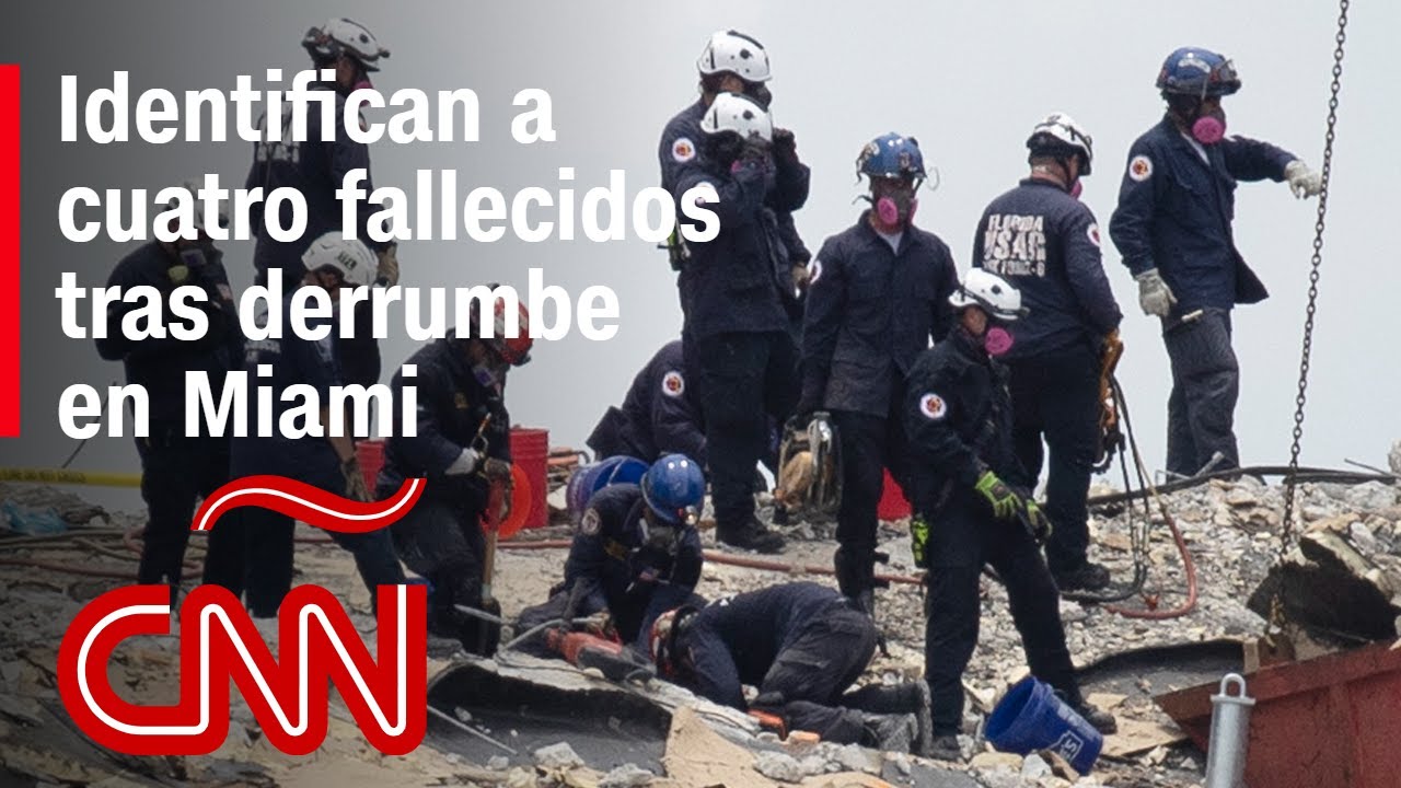 Familiares de las víctimas visitarán la zona del derrumbe en Miami