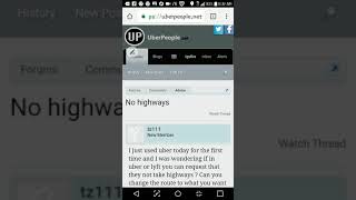 UberPeople.net Drivers and no highways