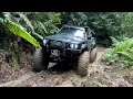 2jz swapped toyota hilux making noise in the bush  amazing camping and swimming spot