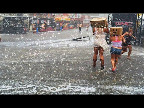 Video: Hail The Size Of An Orange Fell On Italy - - Alternative View