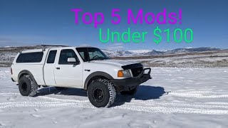Top 5 Mods Under $100 | Ford Ranger