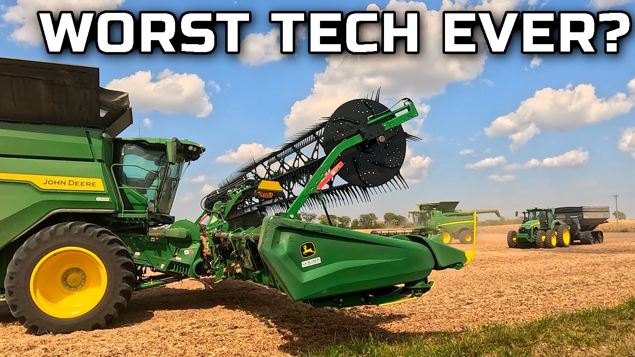 ХУДШАЯ технология комбайнов John Deere