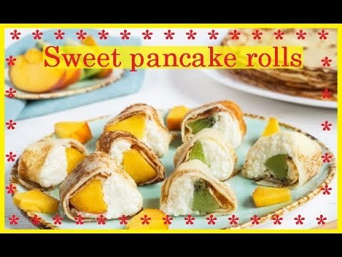 Video: Sweet Pancake Rolls