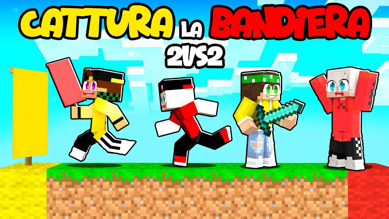 CATTURA la BANDIERA 2 vs 2 MARCY e NICO vs LOCO e ZEYXON - MINECRAFT ITA