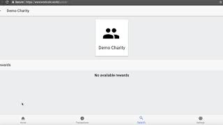 WorkCoin Worker & Charity reward claiming interaction