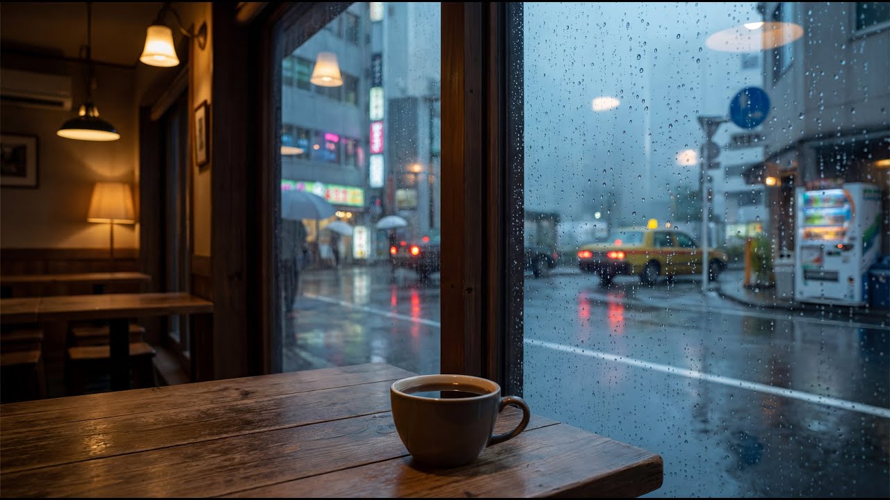 Tokyo Rainy Cafe 🌧️ | Study & Focus Lofi for Calm Productivity