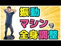【振動マシンで全身調整】