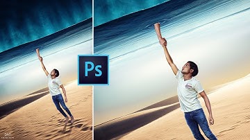 Desert Meets The Sea | Photoshop Manipulation Tutorials