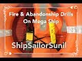 Fire & Abandon Drills on ship/ ShipSailorSunil