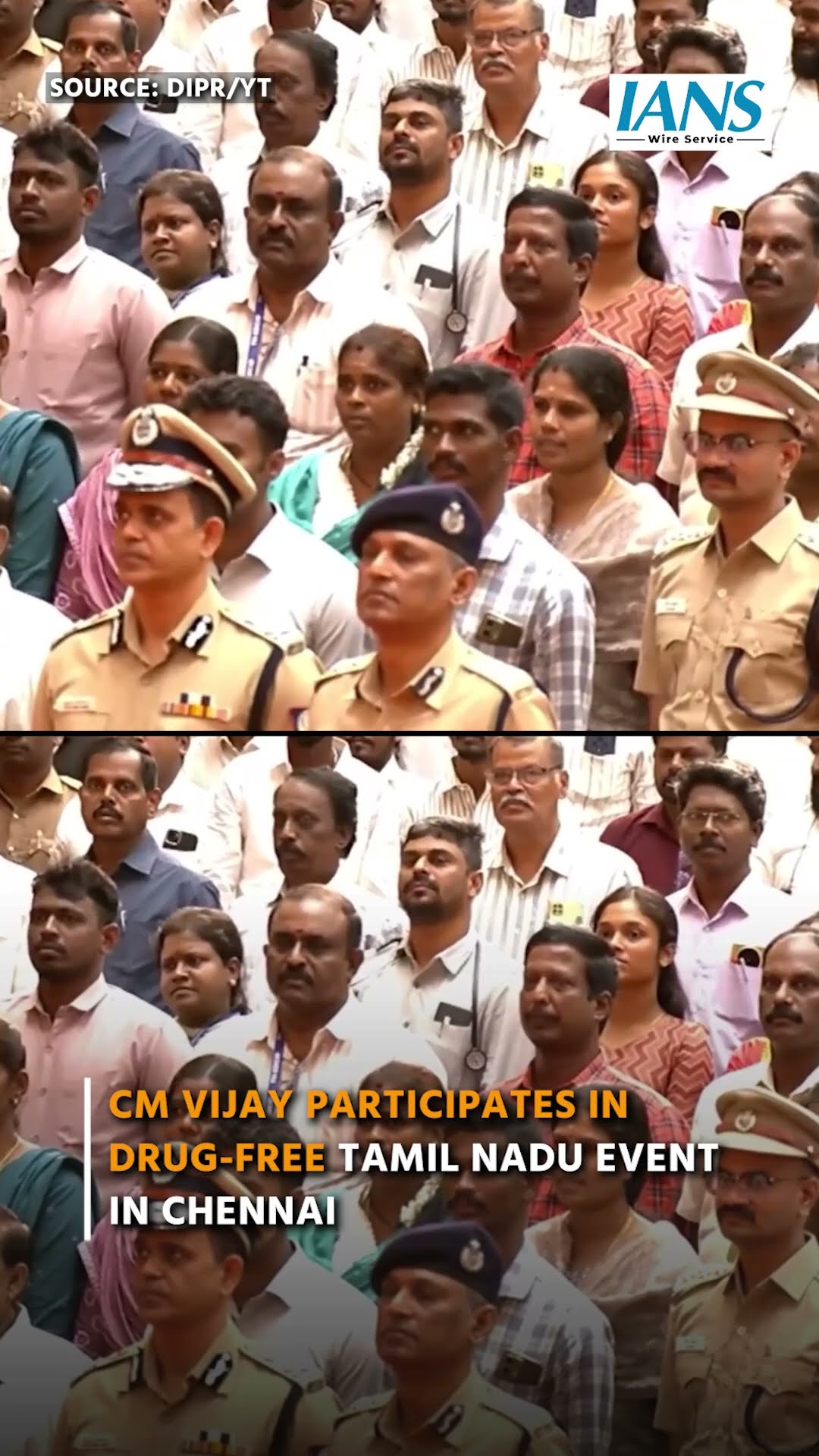 CM Vijay Joins ‘Drug-Free Tamil Nadu’ Mass Pledge Ceremony