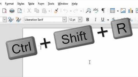 Activate and Deactivate ruler bar with Short cut key in Libre writer@COMPUTEREXCELSOLUTION