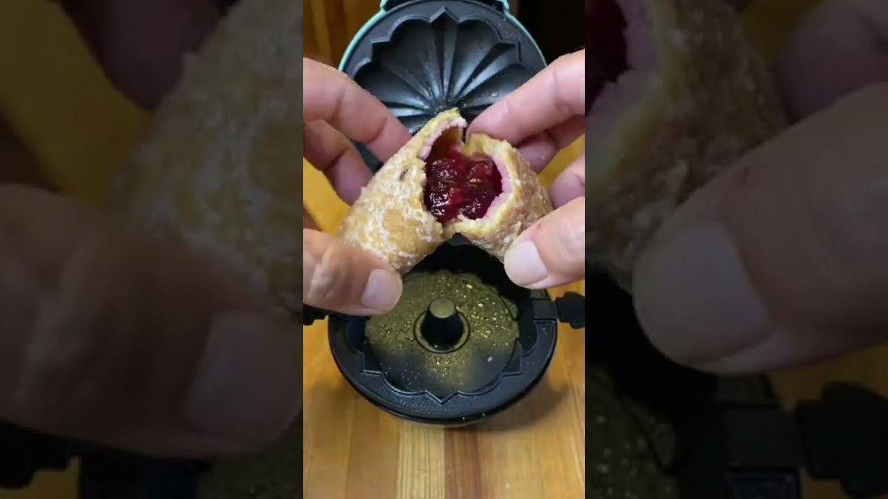 Playing Will It Waffle with Corned Beef Hash, Cherry Pie and an Egg!