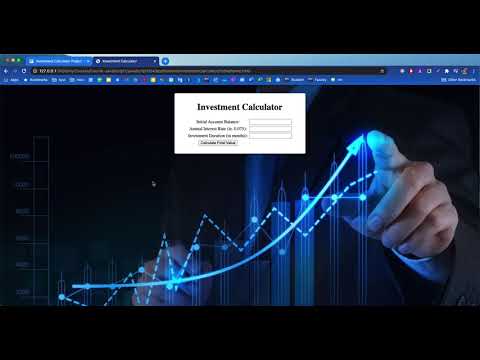 JavaScript Investment Calculator Demo