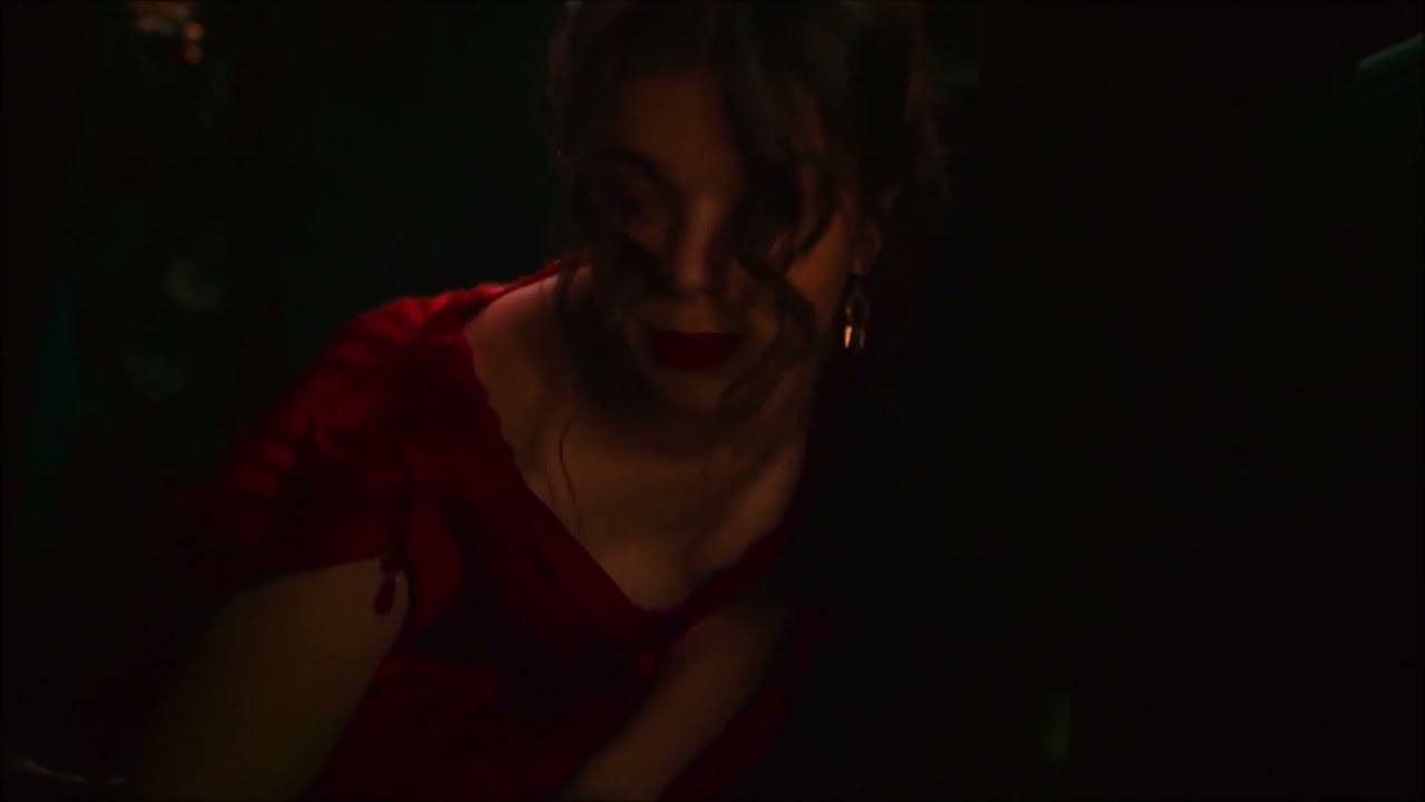 hailee steinfeld dickinson red dress A moment in red for #Dickinson at the Video Music Awards 