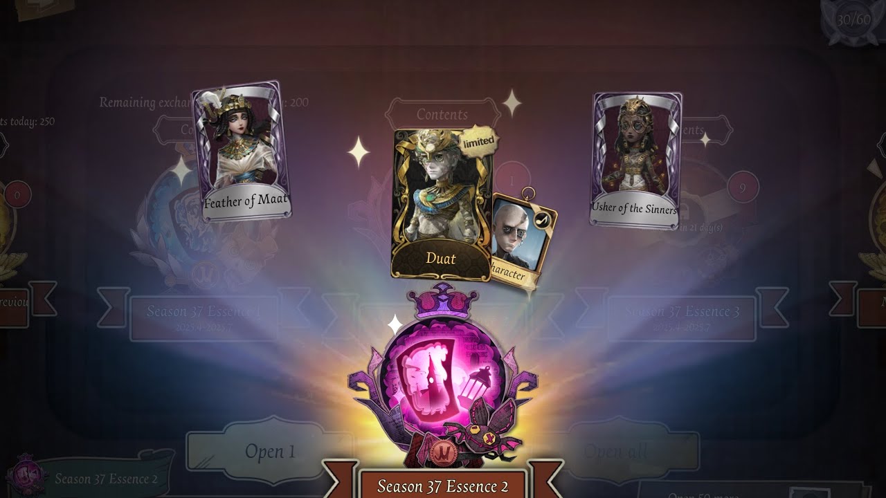 Opening season 37 essence 2!!! (Gameplay included) | Identity V - YouTube