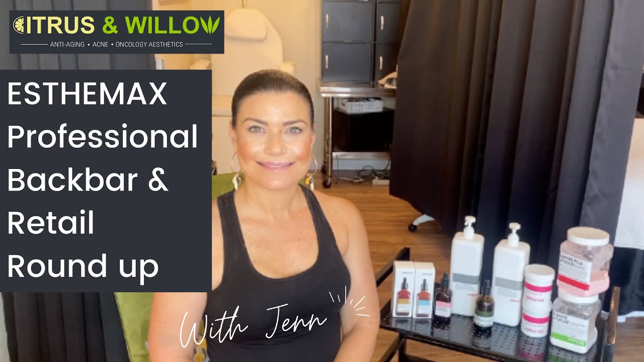 ESTHEMAX products that I use backbar and sell retail !