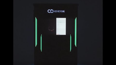 Aco Recycling K-3 Smart Reverse Vending Machine #AcoRecycling #HighTechSolutionsforEnvironment