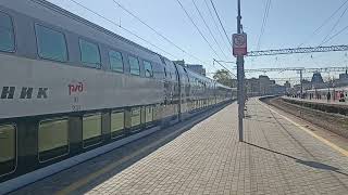 Отправление ЭП20-067 с поездом номер 702М "Москва-Нижний Новгород" "Буревестник"