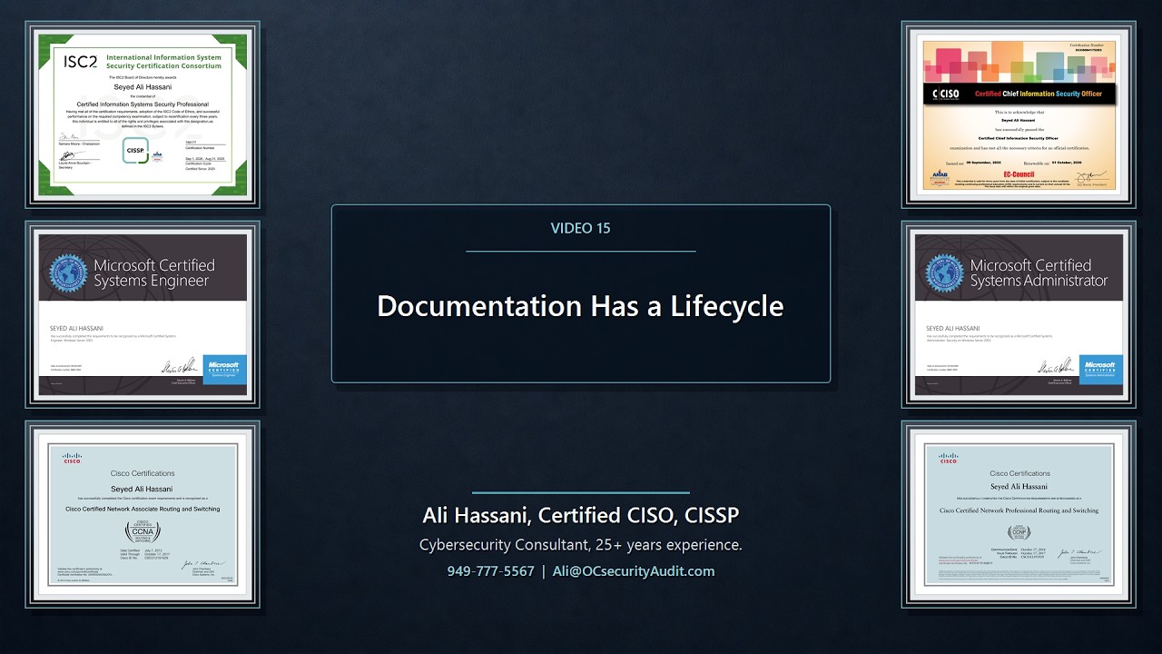 Thumbnail for Documentation Has a Lifecycle