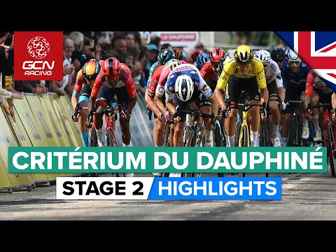 Unpredictable Finish After Attritional Day | Critérium Du Dauphiné 2023 Highlights - Stage 2