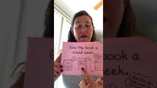 Take a Sneak Peek to Decide How a Book Wants to be Read