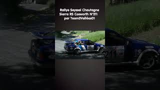 Beaux passages Sierra RS Cosworth Rallye de Seyssel #rally @01Team3V