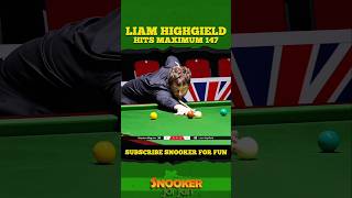 Liam Highfield's FLAWLESS 147! 😍| #shorts #youtubeshorts #trending #snooker #ding #juddtrump #ronnie