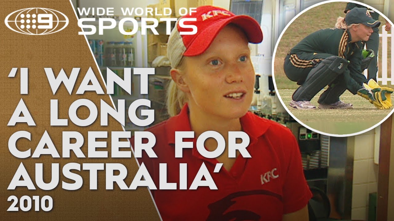 KFC worker Alyssa Healy eyes Australian cricket debut - 2010 | Wide World of Sports