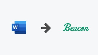 How To Convert a Word Document into a Beacon eBook