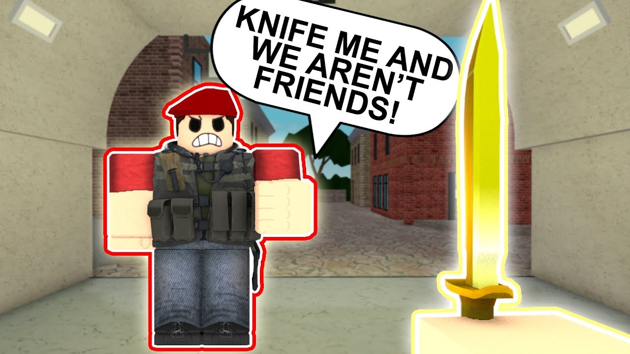 All Knives In Arsenal Roblox Youtube - playing the crusher l roblox youtube