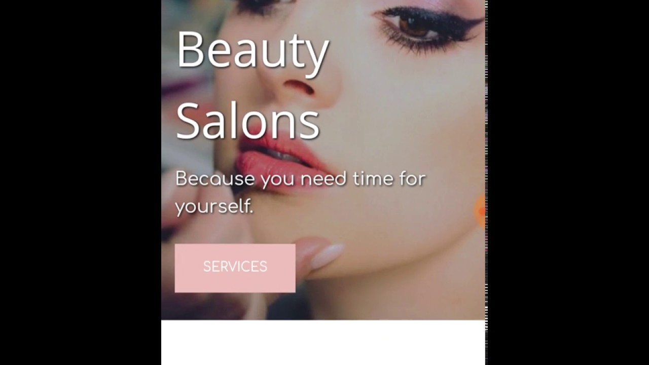 Website for Beauty Saloon (demo)