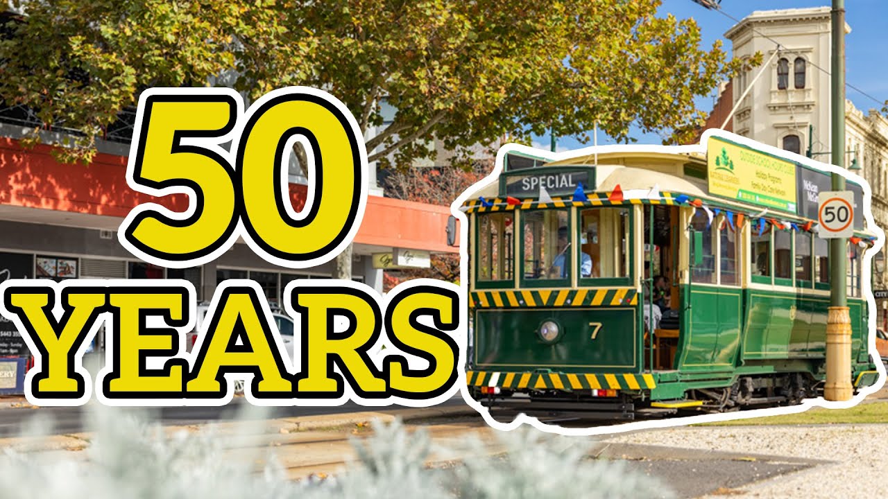 50 Years of The Vintage Talking Tram in Bendigo