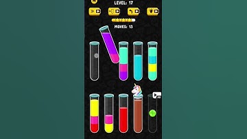Color Water Sort 3D Level 17