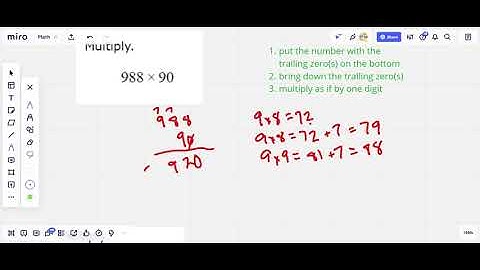 Multiplication with trailing zeros   problem type 2
