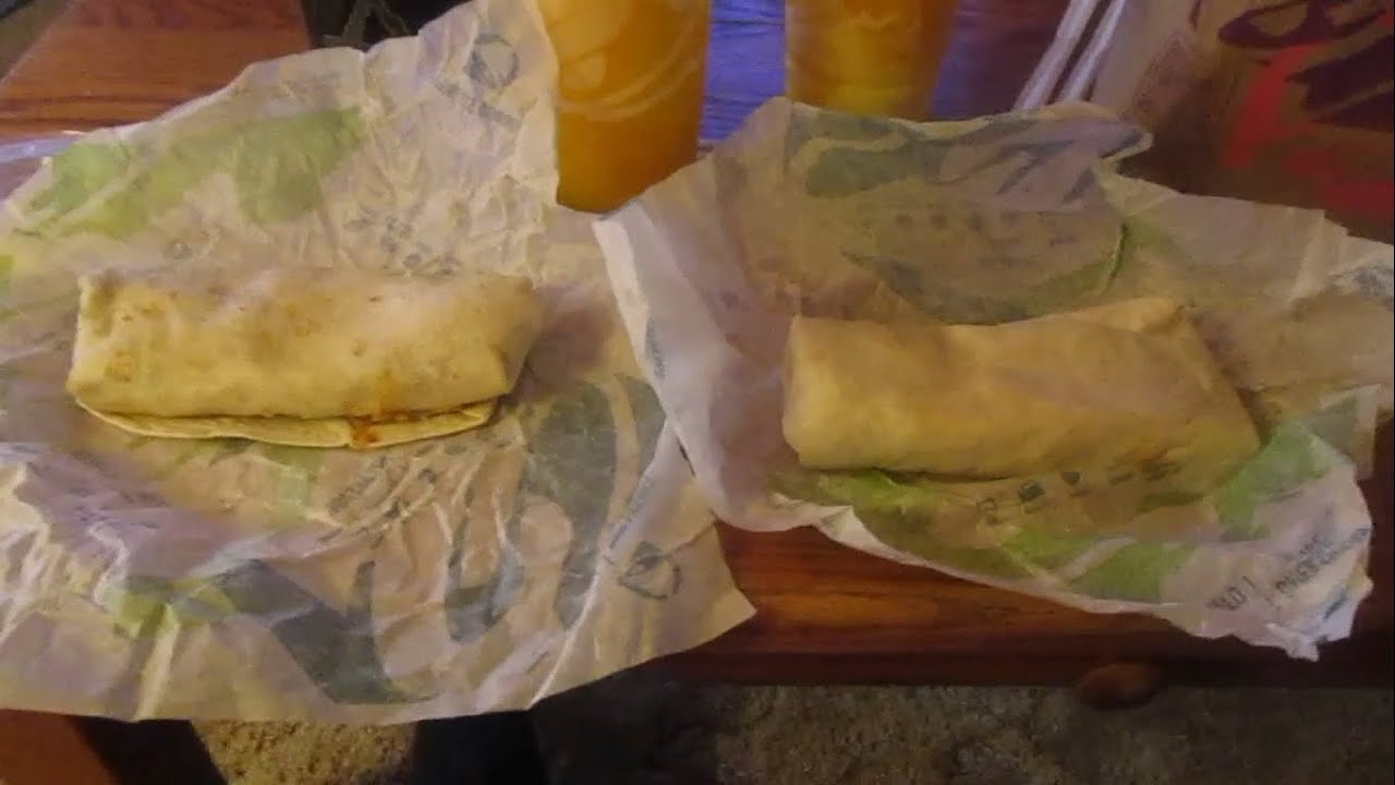 Taco Bell New Classy Cheesy Double Beef Burrito VS Taco Bell New Spicy