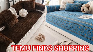 TEMU FINDS Enhance your sofa furniture to modern and stylish LOOKS #sofacover #temushopping #temu