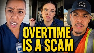 Americans Say Working Overtime Is a Scam